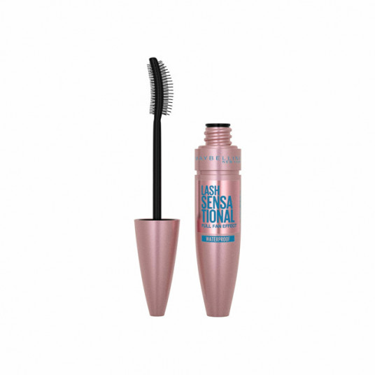 Maybelline - Waterproof Mascara for long and full lashes (Lash Waterproof Mascara Sensational) 9.4 ml - 01 Black