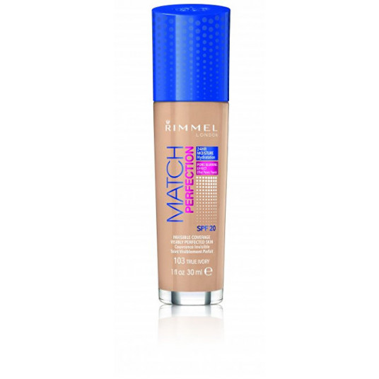 Rimmel - Hydrating make-up Match Perfection Foundation 30 ml - 010 Ligh Porcelain