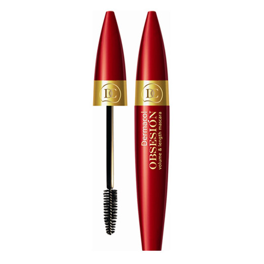  Dermacol - Mascara for volume and length of lashes (Obsesion Volume & Length Mascara) 12 ml - 01 Black 