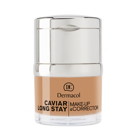 Dermacol - Long-lasting make-up with extracts of caviar and advanced corrector (Caviar Long Stay Make-Up & Corrector) 30 ml - 5.0 Cappuccino
