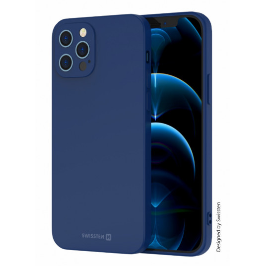 Swissten Soft Joy Silicone Case for Samsung Galaxy S21 FE Blue