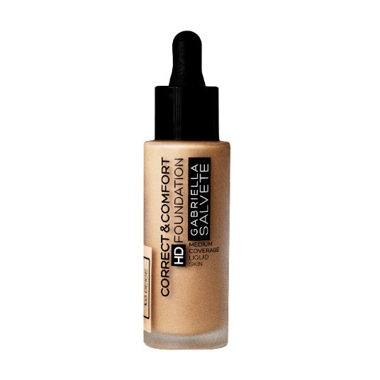  Gabriella Salvete - Liquid makeup Correct & Comfort HD Foundation 29 ml - 102 Sand 