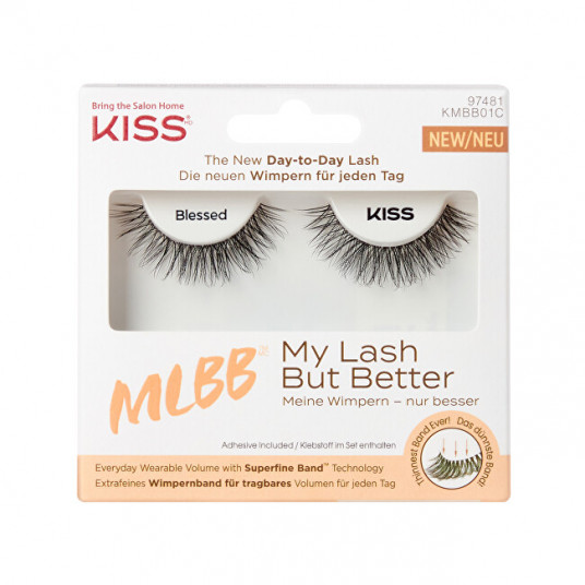  KISS - False eyelashes for natural volume My Lash But Better 1 pair - 01 
