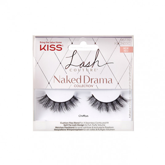 KISS - False Eyelashes Lash Couture Naked Drama 1 pair - Tulle