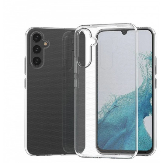  JM Anti-bacteria TPU case for Samsung Galaxy A34, Transparent (Transparent) 