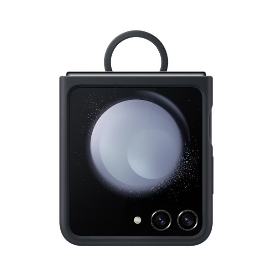  Samsung Galaxy Flip5 Silicone Cover with Ring Indigo 