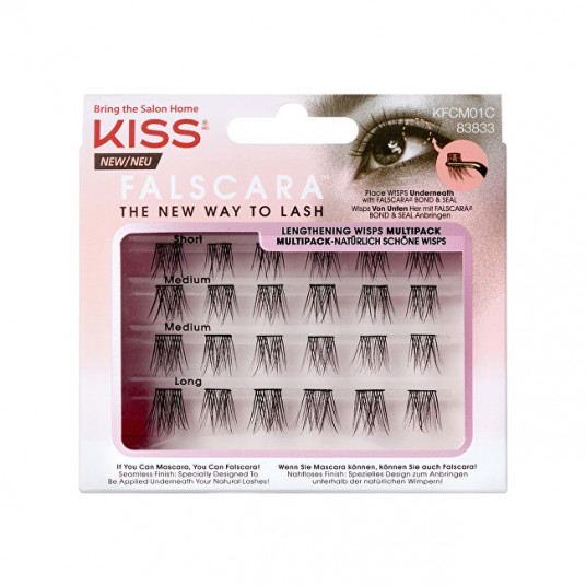 KISS - Falscara Lash adhesive eyelashes - Wisp Multi 01