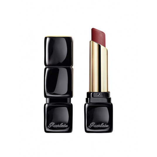 Guerlain - Matte lipstick KissKiss Tender Matte ( Lips tick ) 2.8 g - 214 Romantic Nude