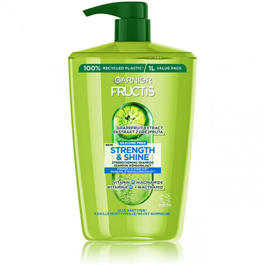 Garnier - Strengthening shampoo for all hair types without shine and strength Fructis Strength & Shine ( Strength ening Shampoo) - 1000 ml