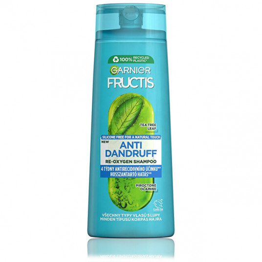 Garnier - Fructis Antidandruff Cleansing Shampoo for All Hair Types with Dandruff (Re-Oxygen Shampoo) - 250 ml