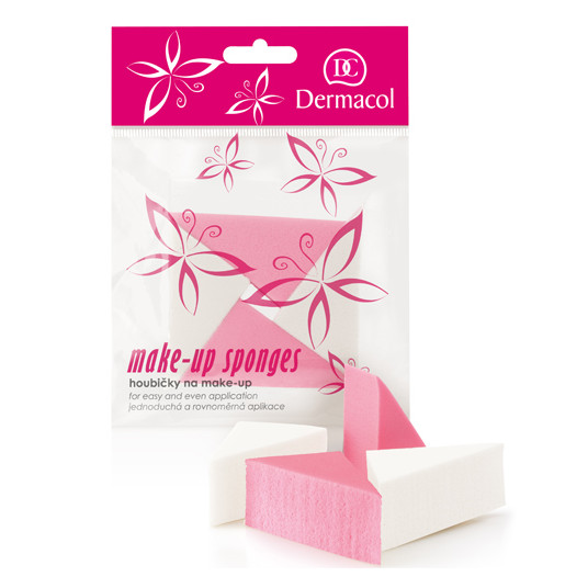  Dermacol - Sponges make-up triangle-shaped pieces of 4 