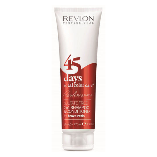 Revlon Professional - Shampoo and conditioner for bold reds, 45 days total color care (Shampoo & Conditioner Brave Reds) 275 ml