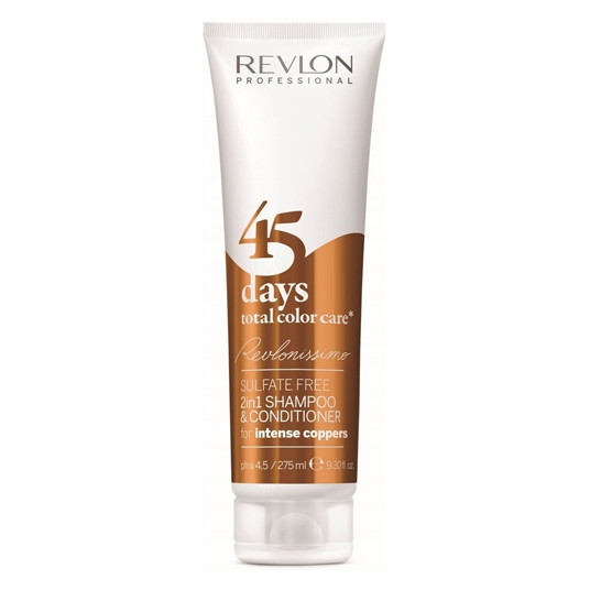 Revlon Professional - Shampoo and conditioner for copper intense shades of color 45 days total care (Shampoo & Conditioner Intense Coppers) 275 ml