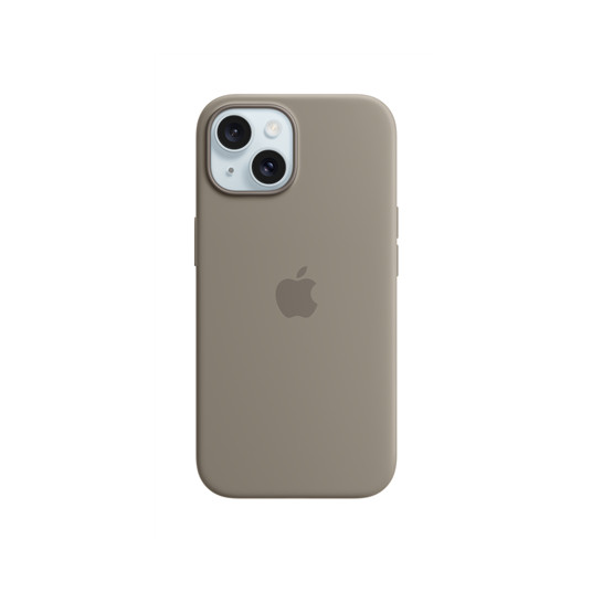  Dėklas Apple Iphone 15 Silicone Case with MagSafe - Clay 