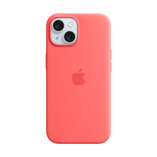  Dėklas Apple Iphone 15 Silicone Case with MagSafe - Guava 