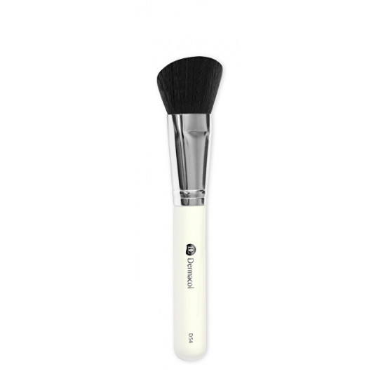 Dermacol - Chopped cosmetic brush on blush and D54 bronzer 