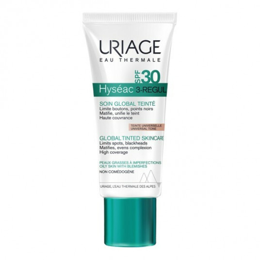  Uriage - Hyséac 3-Regul SPF 30 (Global Tinted Skin-Care SPF 30) 40 ml 