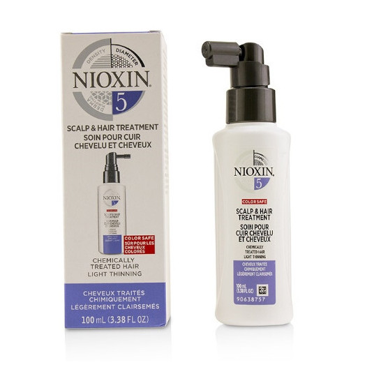 Nioxin - Leave-in treatment for normal to strong natural and colored lightly thinning hair System 5 (Scalp & Hair Treatment ) 100 ml