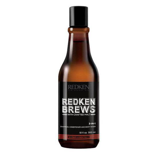 Redken - Shampoo 3 in 1 Brews (3-In-1 Shampoo, Conditioner and Body Wash) 300 ml
