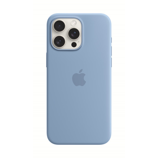  Dėklas Apple Iphone 15 Pro Max Silicone Case with MagSafe - Winter Blue 