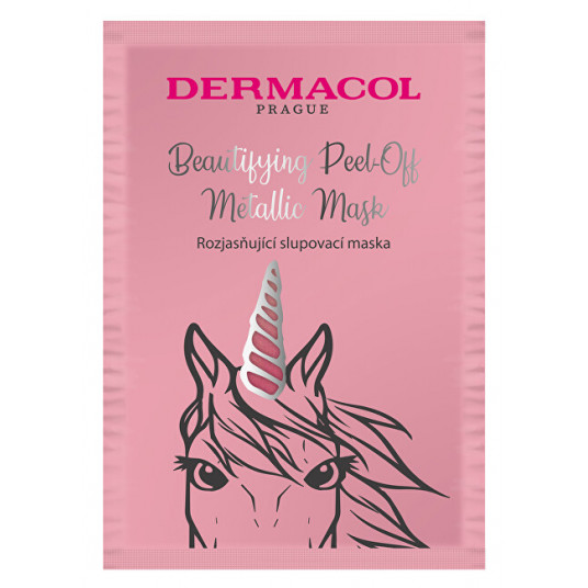  Dermacol - (Beautifying Brightening Peel-Off Metallic Mask) 15 ml 