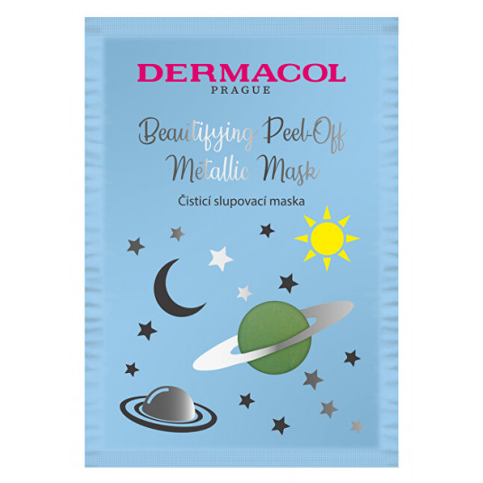 Dermacol - (Beautifying Brightening Peel-Off Metallic Mask) 15 ml