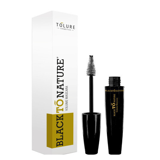Tolure Cosmetics - Mascara for larger volume of lashes BLACKTONATURE Volume Mascara 10 ml