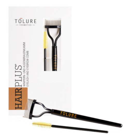 Tolure Cosmetics - Comb with eyelash brush Eyelash & Eyebrow Comb Set