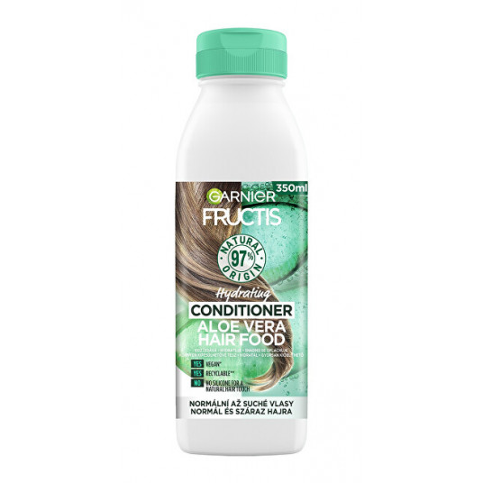  Garnier - Moisturizing Conditioner for Normal and Dry Hair Fructis Hair Food (Aloe Vera Hydrating Conditioner) 350 ml 