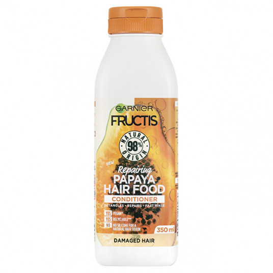 Garnier - Fructis Hair Food Regenerating Conditioner for Damaged Hair ( Papaya Repair ing Conditioner) 350 ml