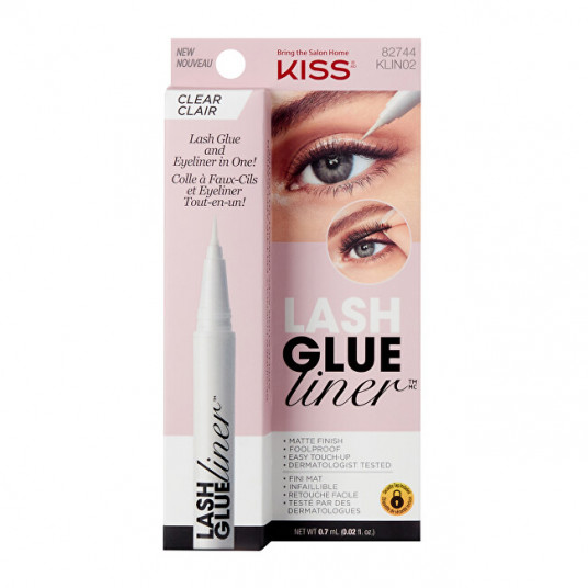  KISS - Eyelash glue with eyeliner Lash Glue Liner Clear 0.7 ml 