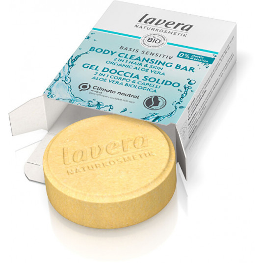 Lavera - Solid soap 2in1 for body and hair Basis Sensitiv ( Body Clean sing Bar) 50 g