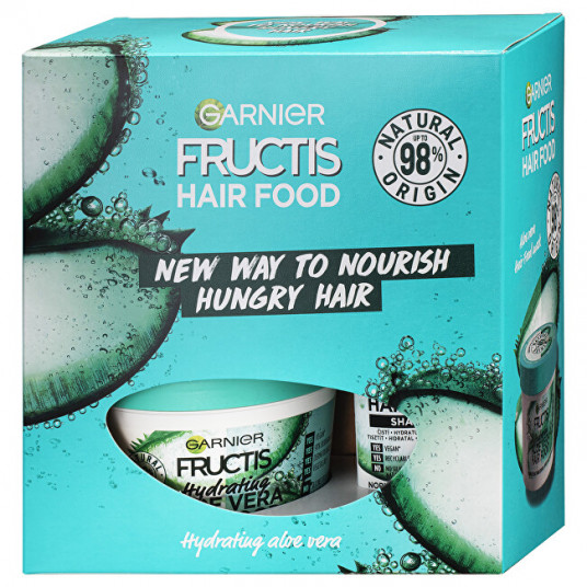 Garnier - Cosmetic set for normal and dry hair Fructis Hair Food Aloe Vera