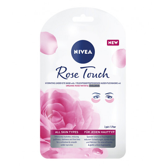  Nivea - ( Hydrating Under-Eye Mask) Rose Touch Hyaluronic Acid Mask 