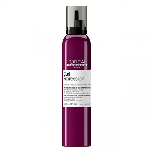 L´Oréal Professionnel - Curl Expression 10-in-1 Multifunctional Cream Mousse for Curly and Wavy Hair ( Professional Cream-in-Mousse) 250 ml