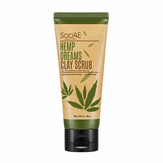  Soo´AE - Jílový peeling Hemp Dreams (Clay Scrub) 80 g 