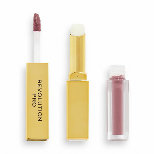 Revolution PRO - Double-sided lipstick with Seclusion Supreme Stay 24h balm (Lip Duo) 2.5 ml