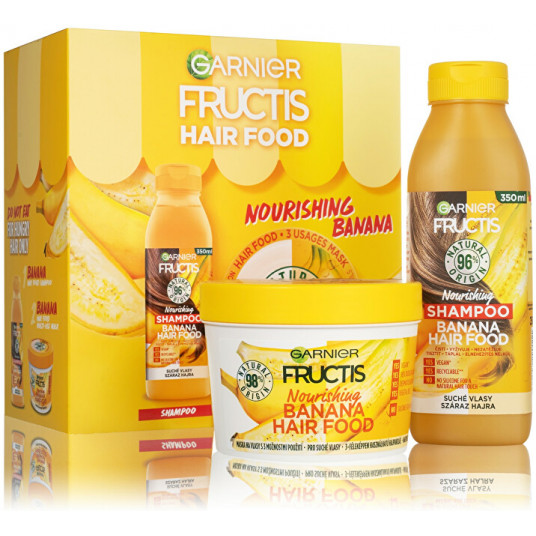  Garnier - Fructis Hair Food Banana nourishing care gift set for dry hair 