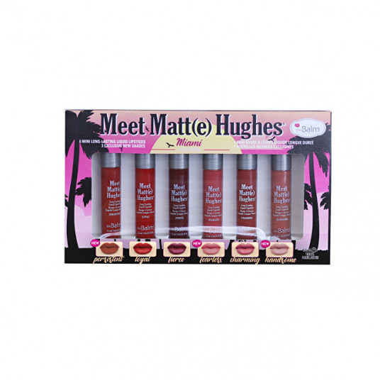 theBalm - Set of six Meet Matte Hughes Long Lasting Liquid Lipsticks - Miami