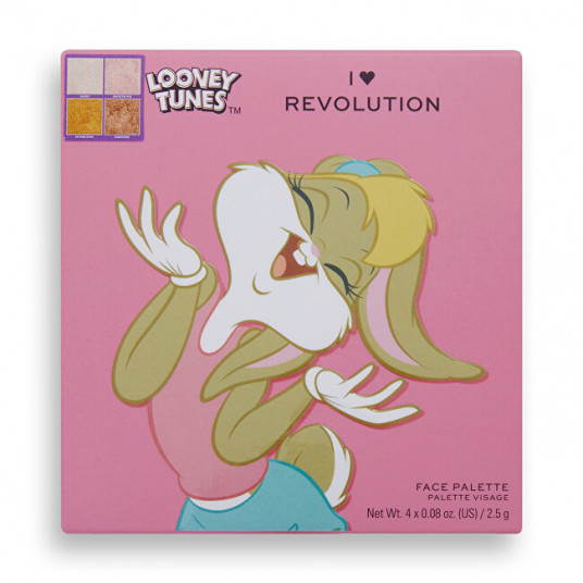 I Heart Revolution - Looney Tunes X Lola highlighter palette (Highlighter Palette) 9 g