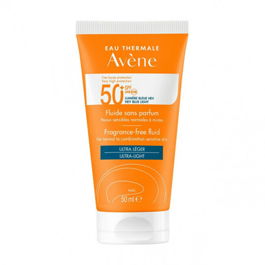  Avène - Protective fluid for sensitive, normal to combination skin SPF 50+ (Fragrance-Free Fluid) 50 ml 