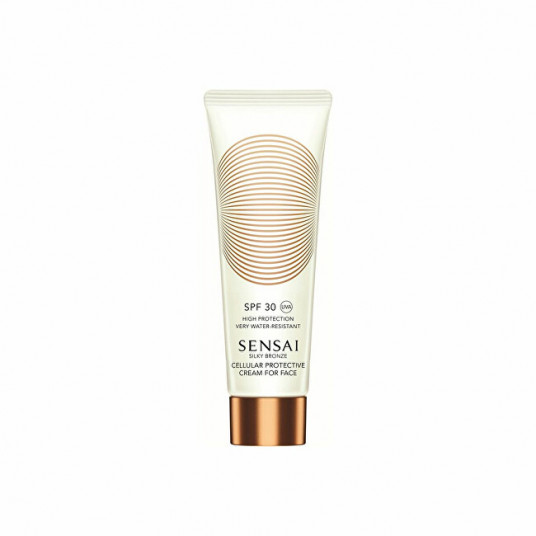 Sensai - Protective face cream SPF 30 Silk y Bronze (Cream for Face) 50 ml