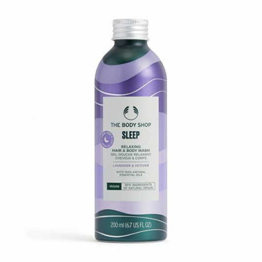 The Body Shop - Shower gel for body and hair Sleep Relaxing Lavender & Vetiver ( Hair & Body Wash) 200 ml