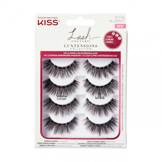 KISS - Artificial eyelashes LuXtension Multipack Volume Full Set