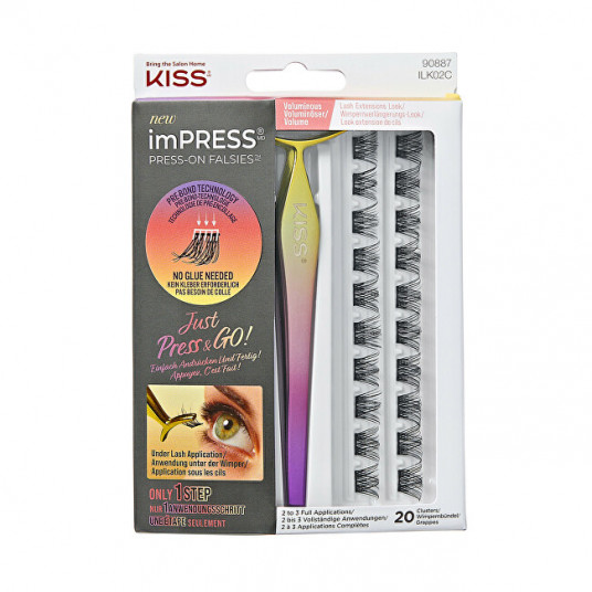 KISS - False eyelashes imPRESS Press on Falsies Kit 02 