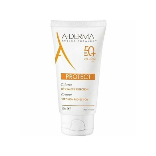  A-DERMA - Protective cream for dry skin SPF 50+ Protect (Fragrance-Free Sun Cream) 40 ml 