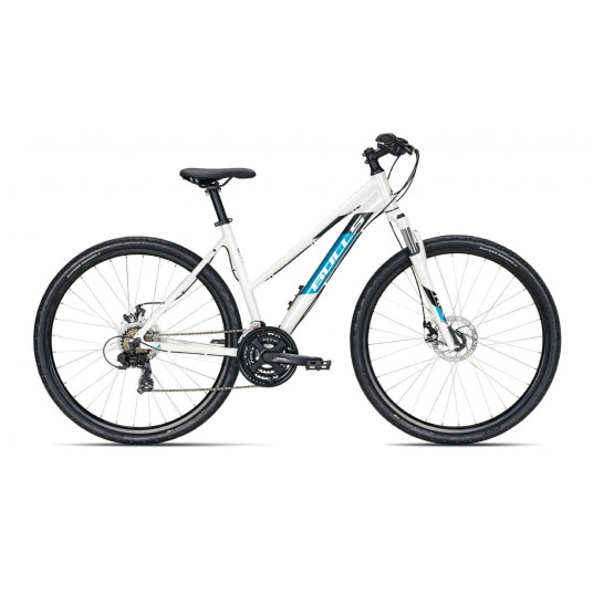 Dviratis 28" Bulls Wildcross trapez 21g baltas - 54