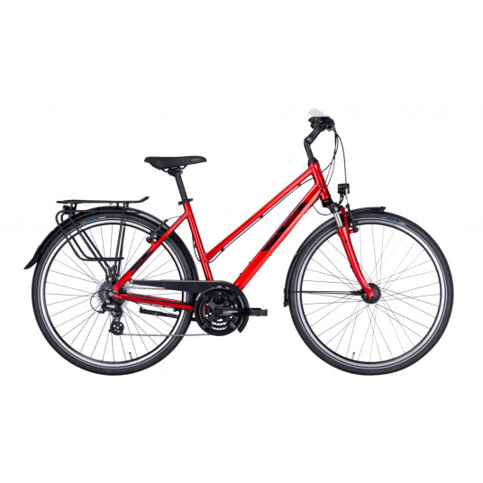 Dviratis 28" Pegasus Solero SL 24g unisex raudonas - 50