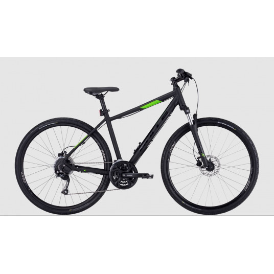 Dviratis 28" Bulls Crossbike 2 vyr. 27g juodas - 48