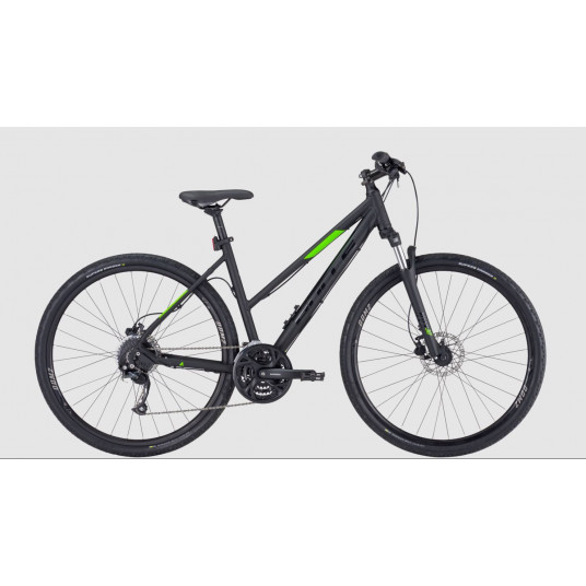 Dviratis 28" Bulls Crossbike 2 trapez 27g juodas - 48